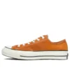 1970-tals OrangeBitte Retro Turn Fur Low Top Snygga kanvaskor Orange