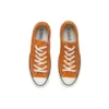 1970-tals OrangeBitte Retro Turn Fur Low Top Snygga kanvaskor Orange