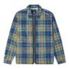 All Over Print Utility Zip Front Shirt Asia Sizing ”Blue”