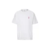 Applikation kortärmad T-shirt unisex vit