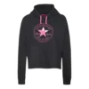 Athleisure Casual Sports hooded Knit Hoodie Svart