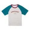 Baseball-T-shirt med logotyp, asiatiska storlekar ”White Blue”