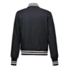 Baseballjackor Asiatisk storlek ”Black White”