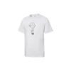 Basket-T-shirt med tryck ”Vit”