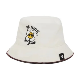 Be Nice Chambray Bucket Hat ”Egret”