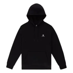 Broderad Star Chevron French Terry-hoodie i Aasiatisk storlek ”Svart”