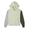 Broderad Star Chevron-hoodie i Aasiatisk storlek ”Olive”
