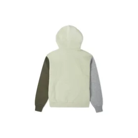 Broderad Star Chevron-hoodie i Aasiatisk storlek ”Olive”