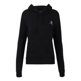 Broderad Star Chevron-hoodie i Aasiatisk storlek ”Svart”