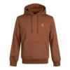 Broderad Star Chevron-hoodie i pullovermodell, asiatiska storlekar ”Brown”