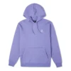 Broderad Star Chevron-hoodie i pullovermodell, asiatiska storlekar ”Lila”