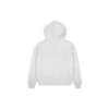 Broderad stjärn- och chevronmönstrad hoodie BB Asiatisk storlek ”Vit”