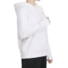 Broderad stjärn- och chevronmönstrad hoodie BB Asiatisk storlek ”Vit”