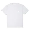 Broderad T-shirt med ficka Asiatisk storlek ”Vit”