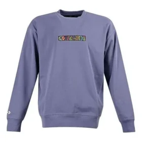 Broderad Workmark-fleecetröja i asiatisk storlek ”Lila”