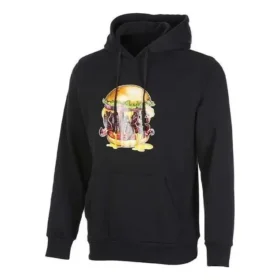 Burger Pullover Hoodie Asiatisk storlek ”Svart”