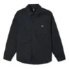 Carpenter Pocket Button Down Long Sleeve Shirt Asia Sizing ”Black”