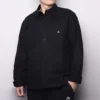 Carpenter Pocket Button Down Long Sleeve Shirt Asia Sizing ”Black”