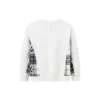 Casual Crew Sweater Asia Sizing ”Vit Svart”