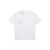 Casual kortärmad T-shirt med ficka för män, vit