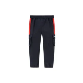 Casual långbyxor Asiatisk storlek ”Black Red”