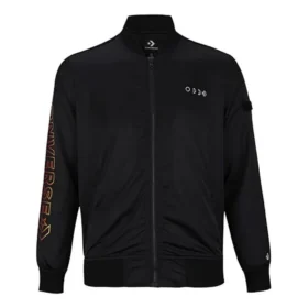 Casual Sports Stand Collar Jackor Asia Sizing ”Black”