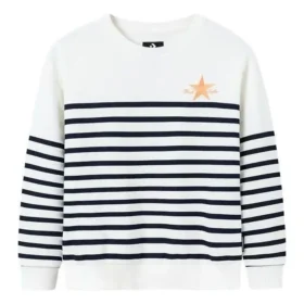 Casual Stripe Crew Sweater Asia Sizing ”Vit Svart”