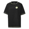 Casual T-shirt i asiatiska storlekar ”Black Yellow”