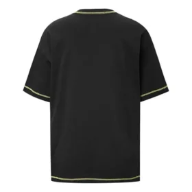 Casual T-shirt i asiatiska storlekar ”Black Yellow”