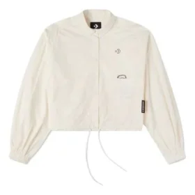 Casualjackor med liten logotyp, asiatiska storlekar, ”Beige”