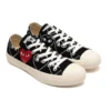 CDG x Converse Chuck Taylor All Star Multi Heart Black ”White Red”
