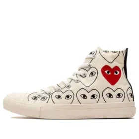 CDG x Converse Chuck Taylor All Star Multi Heart ”Ivory Black”