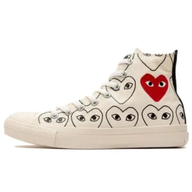 CDG x Converse Chuck Taylor All Star Multi Heart ”Ivory Black”