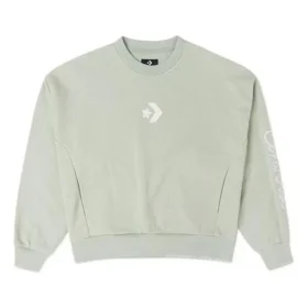 Chain Stitch Crew Asiatiska storlekar ”Ljusgrön”