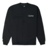 Chain Stitch Elevated Cardigan Pullover Asiatisk storlek ”Black”