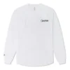 Chain Stitch Long Sleeve Raglan T-Shirt Asia Sizing ”White”
