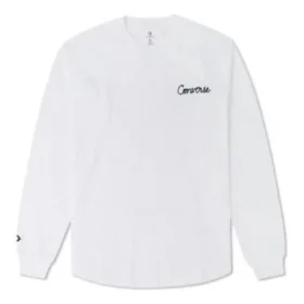 Chain Stitch Long Sleeve Raglan T-Shirt Asia Sizing ”White”