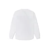 Chain Stitch Long Sleeve Raglan T-Shirt Asia Sizing ”White”