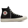 Chuck 70 Crafted Leather High ”Black Egret”