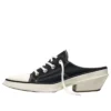 Chuck 70 De Luxe spetsig mule med klack och plattform ”Black”