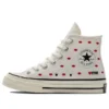 Chuck 70 Embroidered Lips High ”Love Me – Vintage White”