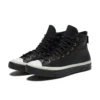 Chuck 70 HI ”Black Leather White”
