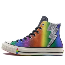 Chuck 70 Hi ”Pride Shimmering Black Rainbow”