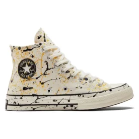 Chuck 70 High ”Archive Paint Splatter – Egret”