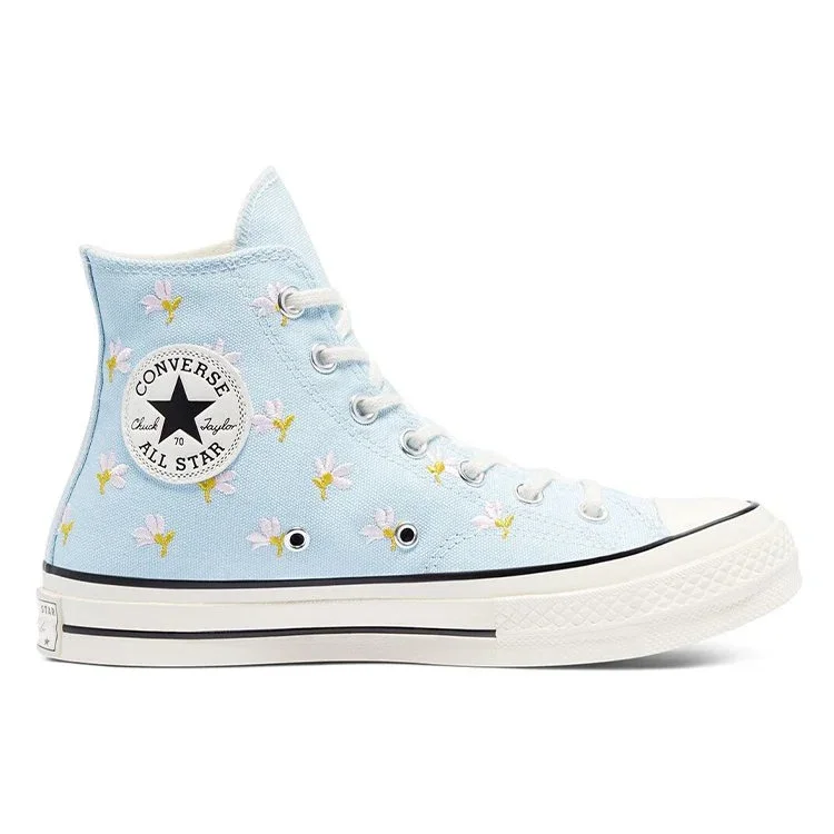 Chuck 70 High ”Broderat blommönster – Chambray Blue” Chuck 70 High ”Broderat blommönster – Chambray Blue”