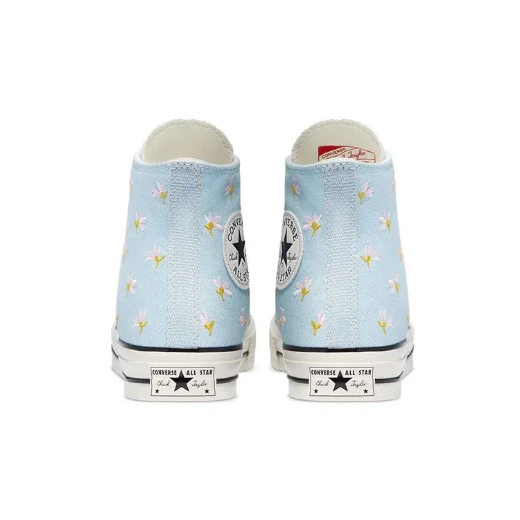 Chuck 70 High ”Broderat blommönster – Chambray Blue” Chuck 70 High ”Broderat blommönster – Chambray Blue”