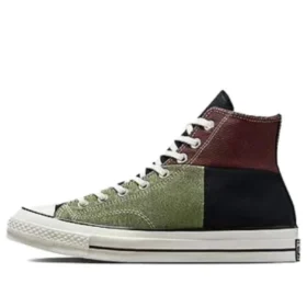 Chuck 70 High ”Crafted Patchwork – Trolled Green Earth Brown”