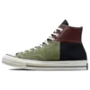 Chuck 70 High ”Crafted Patchwork – Trolled Green Earth Brown”