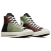 Chuck 70 High ”Crafted Patchwork – Trolled Green Earth Brown”