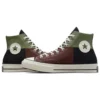 Chuck 70 High ”Crafted Patchwork – Trolled Green Earth Brown”